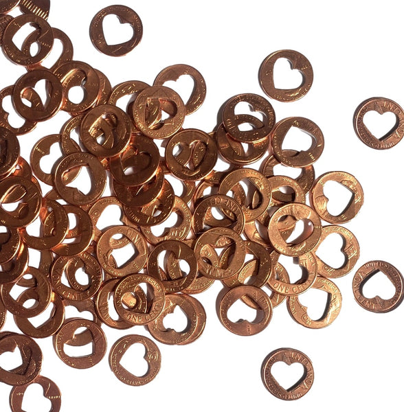 3 Heart Penny Tokens