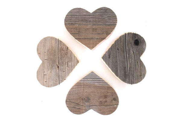Rustic Barn Wood Heart Custom 5th Anniversary Gifts
