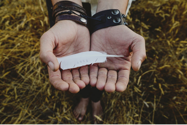 Personalized Feather with Your Words