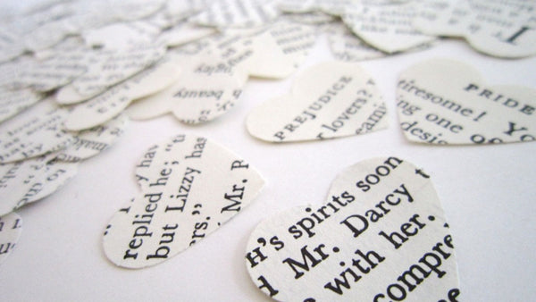 Pride and Prejudice Wedding Confetti