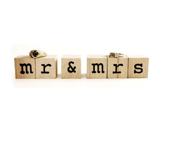 Mr and Mrs Cake Topper