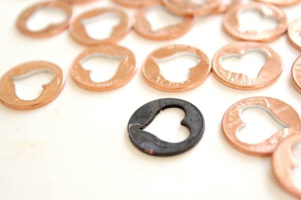 Lucky in Love Heart Penny