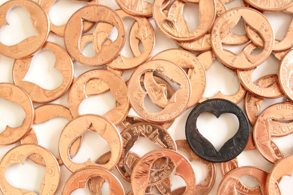 Lucky in Love Heart Penny