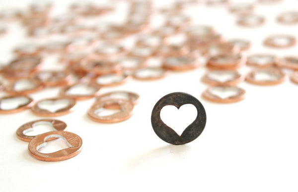 Lucky in Love Heart Penny