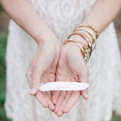 White feathers with LOVE Feather/gift for boyfriend gifts for him real feathers words