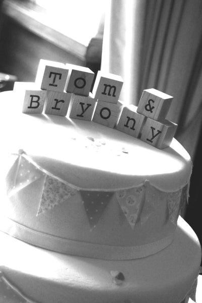 Mr and Mrs Cake Topper