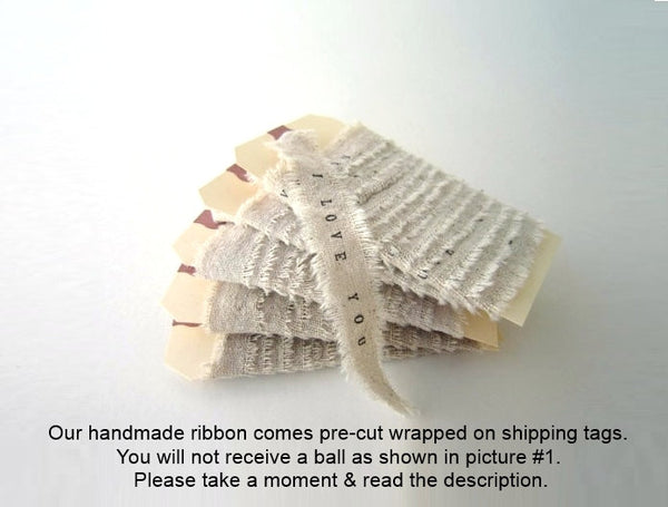 Personalized Cream Ribbon