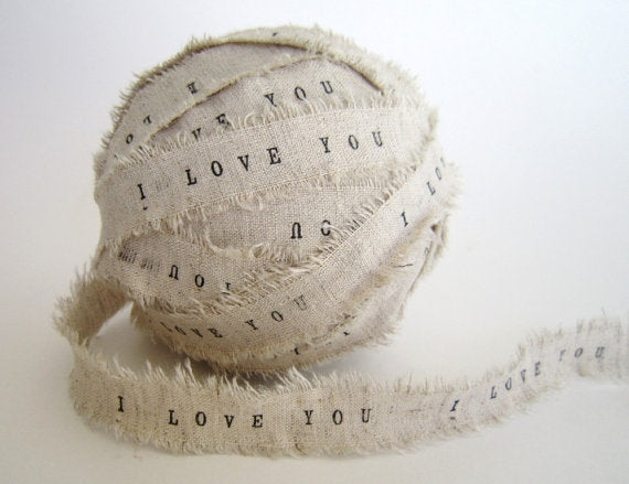 Personalized Rustic Ribbon 2 Yards