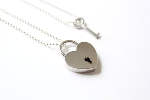 Lock and Key Necklace / Couple's Necklace