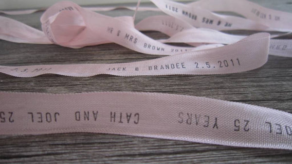 Personalized Ribbon / Vintage Rayon Ribbon