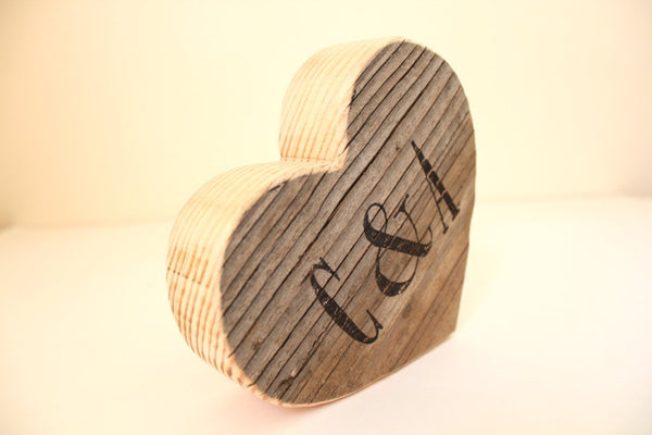 5th Anniversary Gift Wood Heart